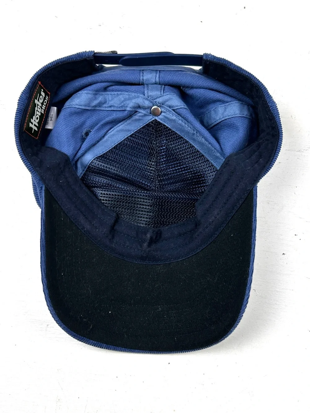 Howler Bros Hat Cap Snapback Blue Corduroy Embroidered Outdoors Austin